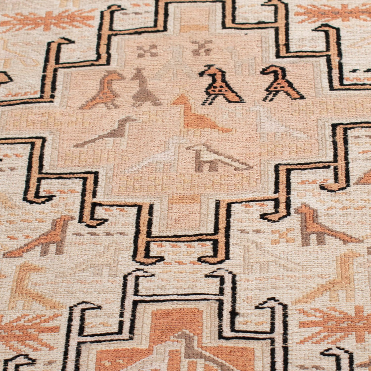 Dywan Kelim - Orientalny - 103 x 62 cm - beżowy