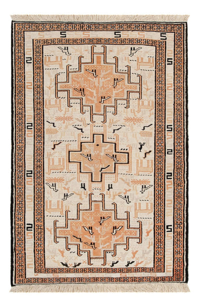 Jedwabny kilim Dywan 65x101cm