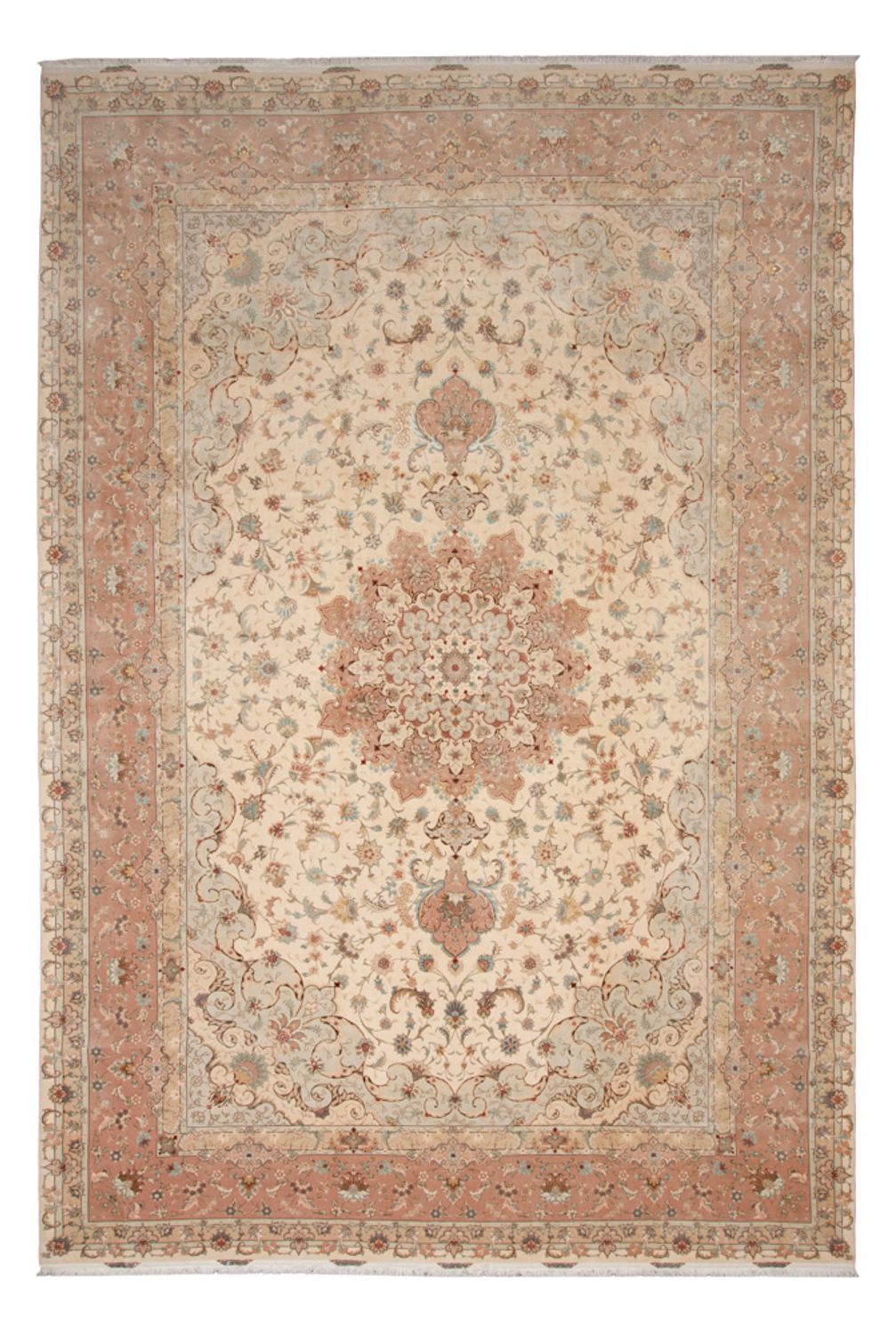 Dywan perski - Tabriz - Premium - 600 x 394 cm - beżowy