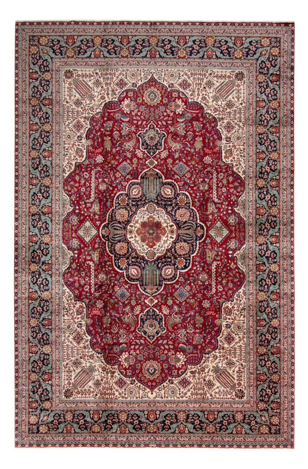 Dywan perski - Tabriz - 525 x 350 cm - czerwony