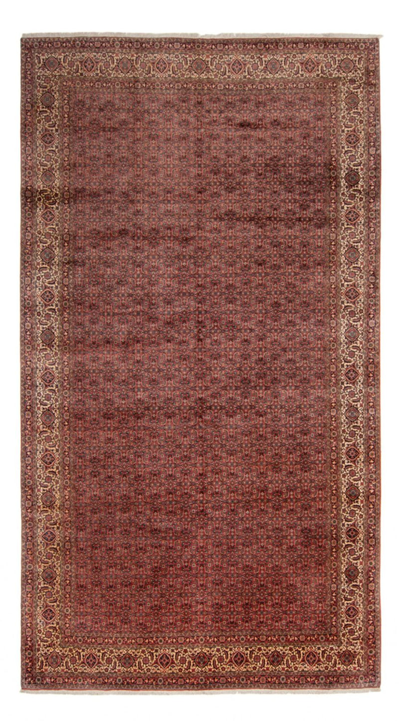 Perski dywan - Bijar - Royal - 482 x 256 cm - brązowy