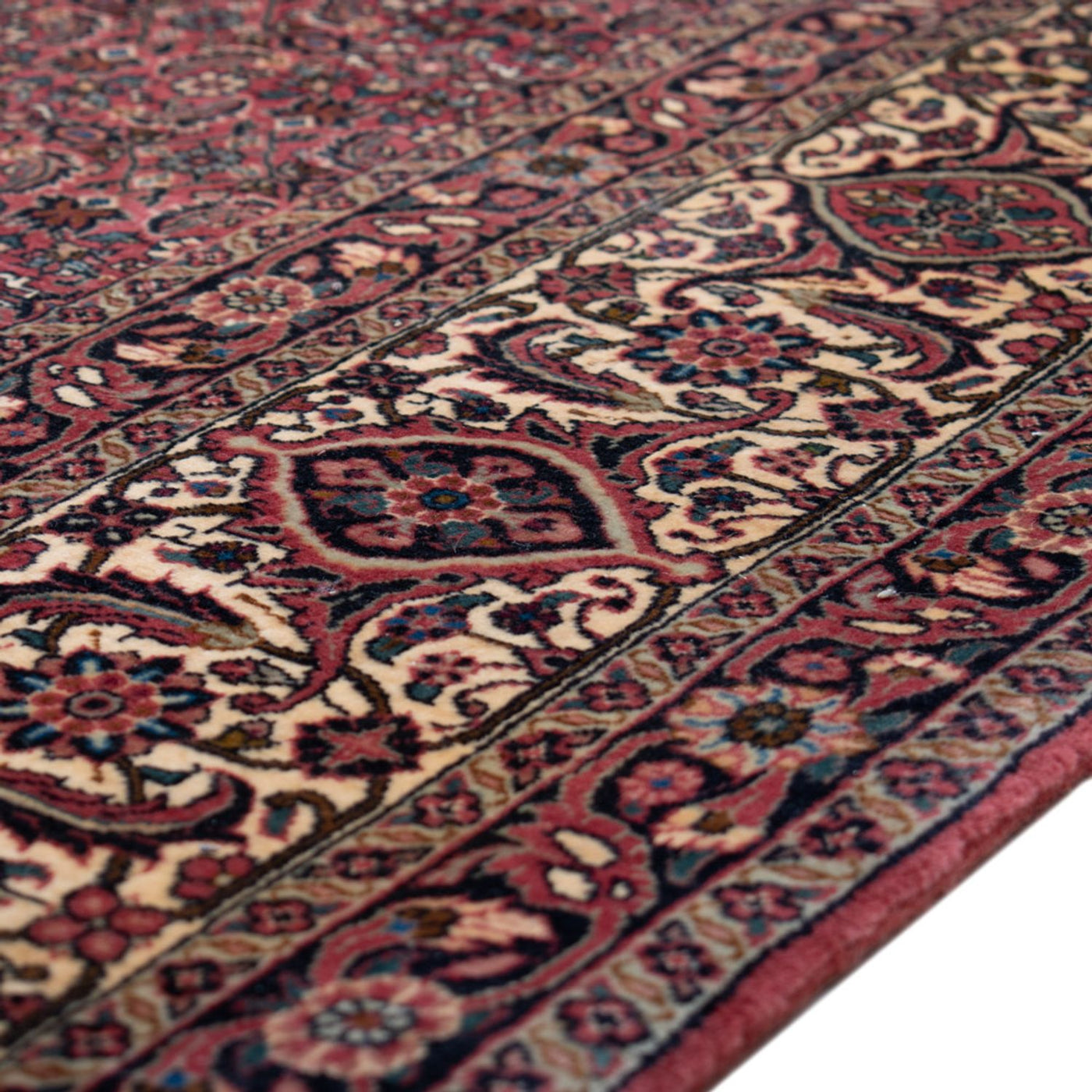 Perski dywan - Bijar - Royal - 482 x 256 cm - brązowy