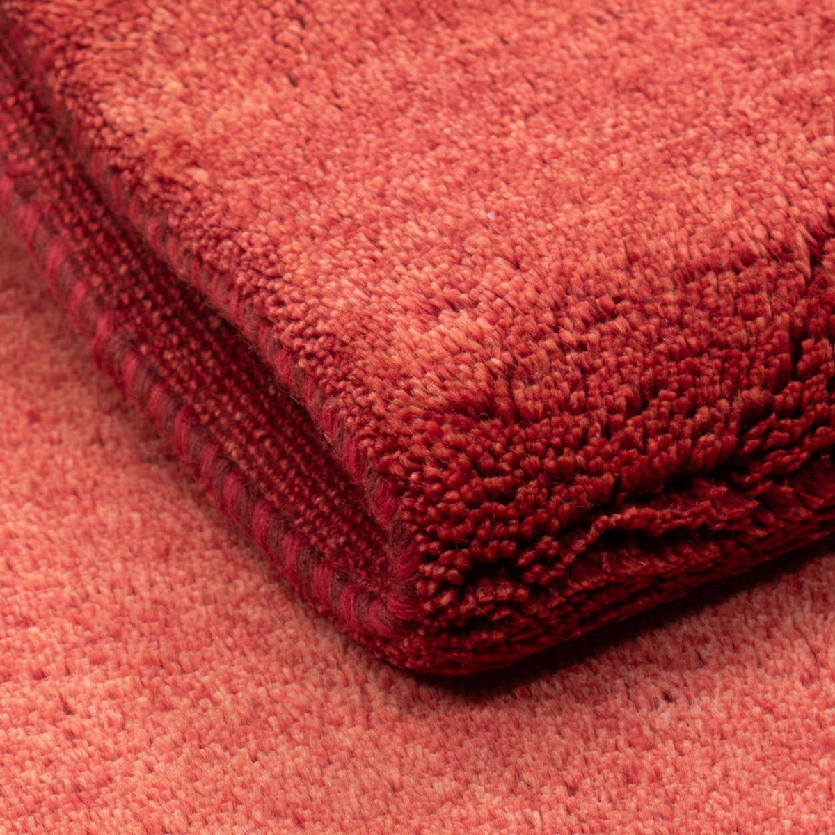 Dywan Gabbeh - perski - 138 x 69 cm - czerwony