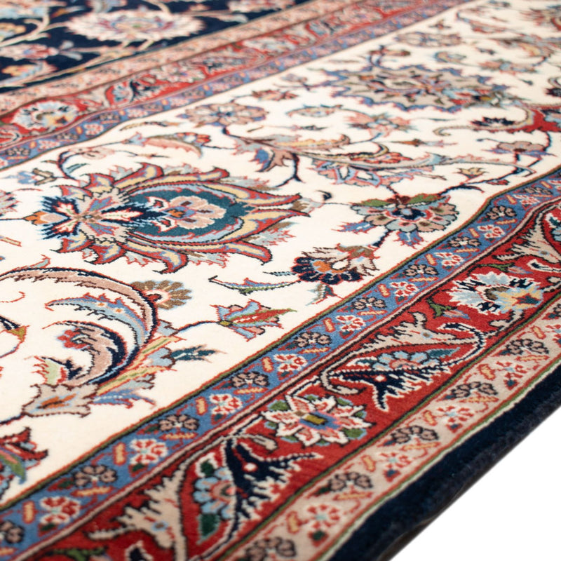 Dywan perski - Klasyczny kwadratowy  - 388 x 388 cm - ciemnoniebieski