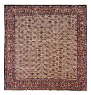 Perski dywan - Bijar - Royal kwadratowy  - 366 x 348 cm - beżowy