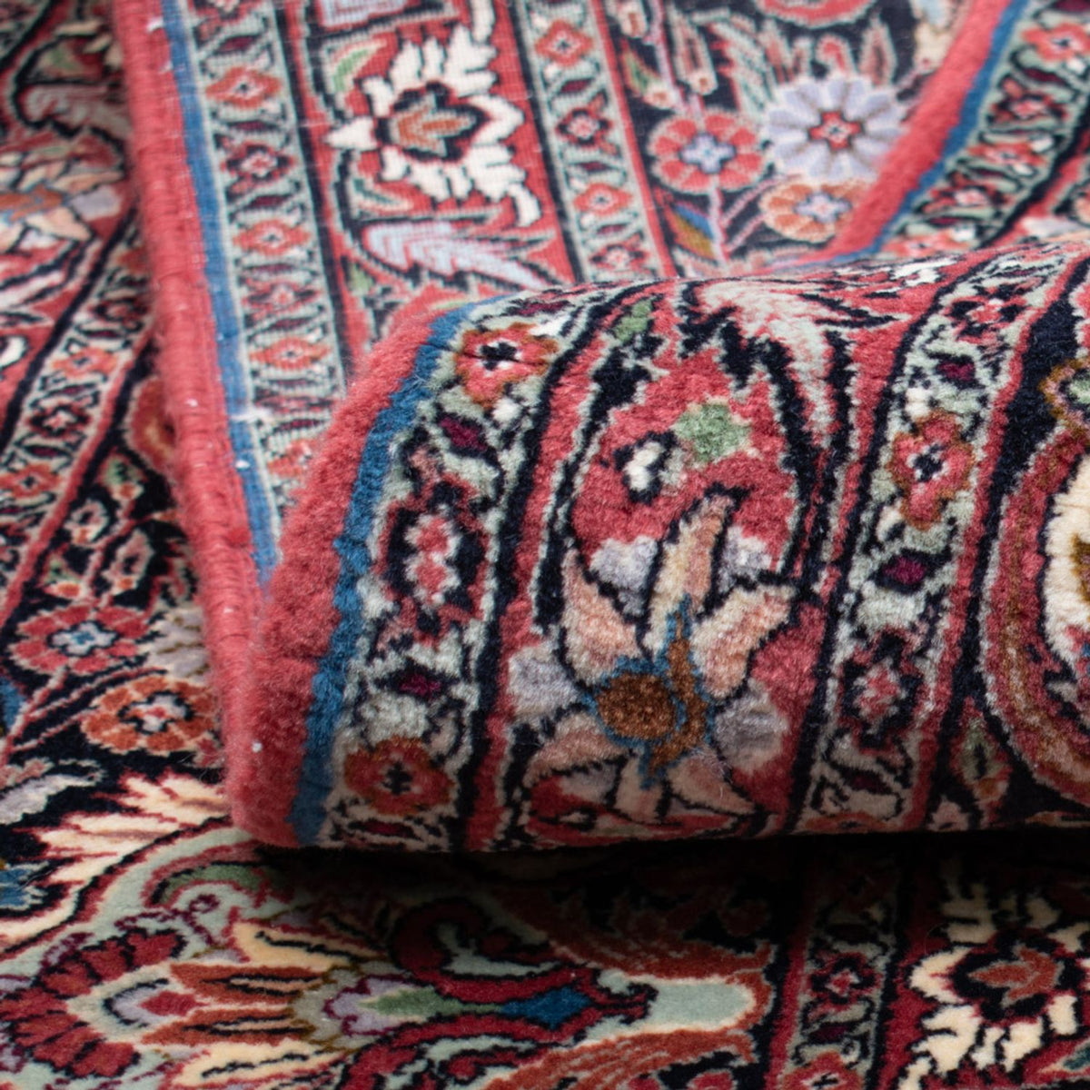 Perski dywan - Bijar - Royal kwadratowy  - 359 x 355 cm - brązowy