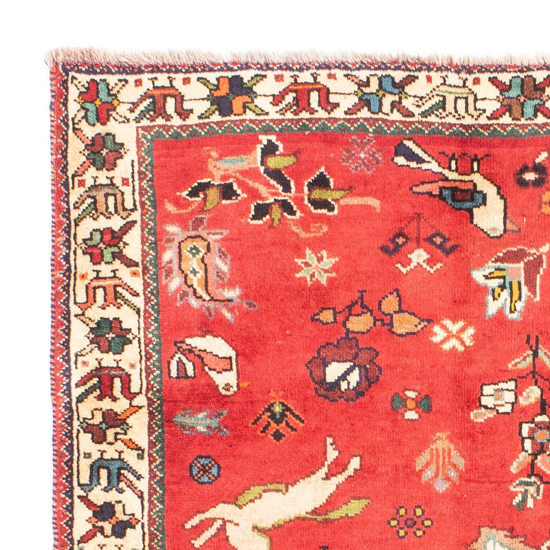 Perski dywan - Nomadyczny - 162 x 120 cm - ciemna czerwień