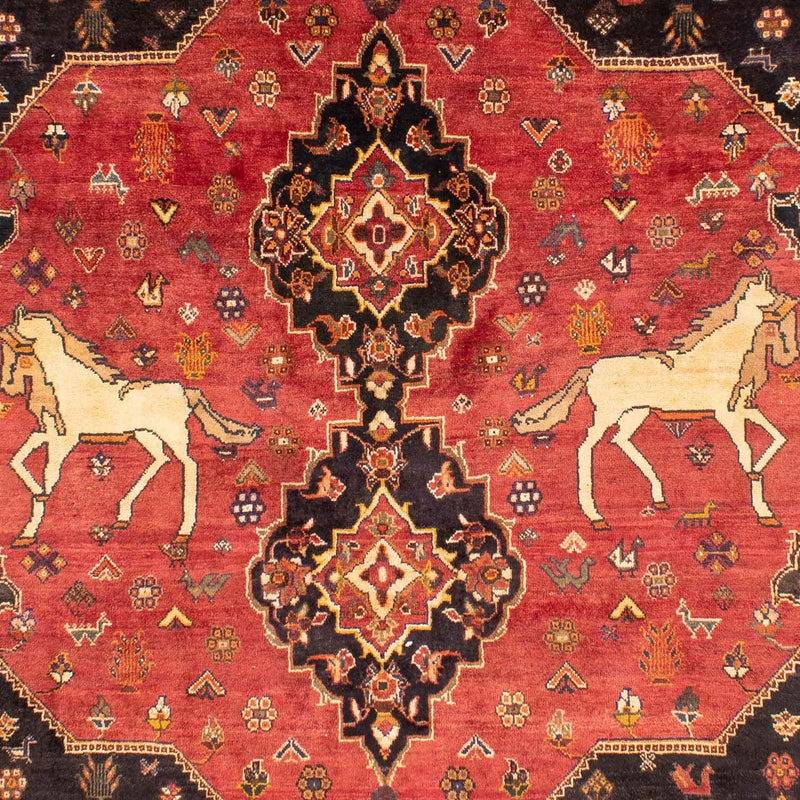 Perski dywan - Nomadyczny - 272 x 200 cm - czerwony