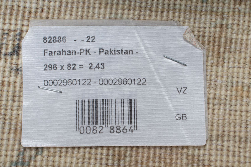 Biegacz Dywan Zieglera - 296 x 82 cm - jasnoniebieski