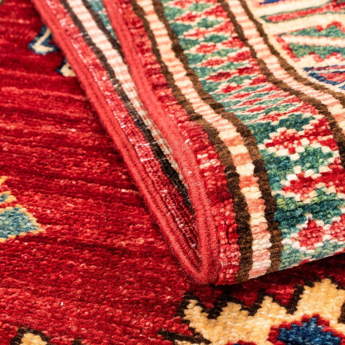 Biegacz Dywan Ziegler - Kazak - 232 x 78 cm - czerwony