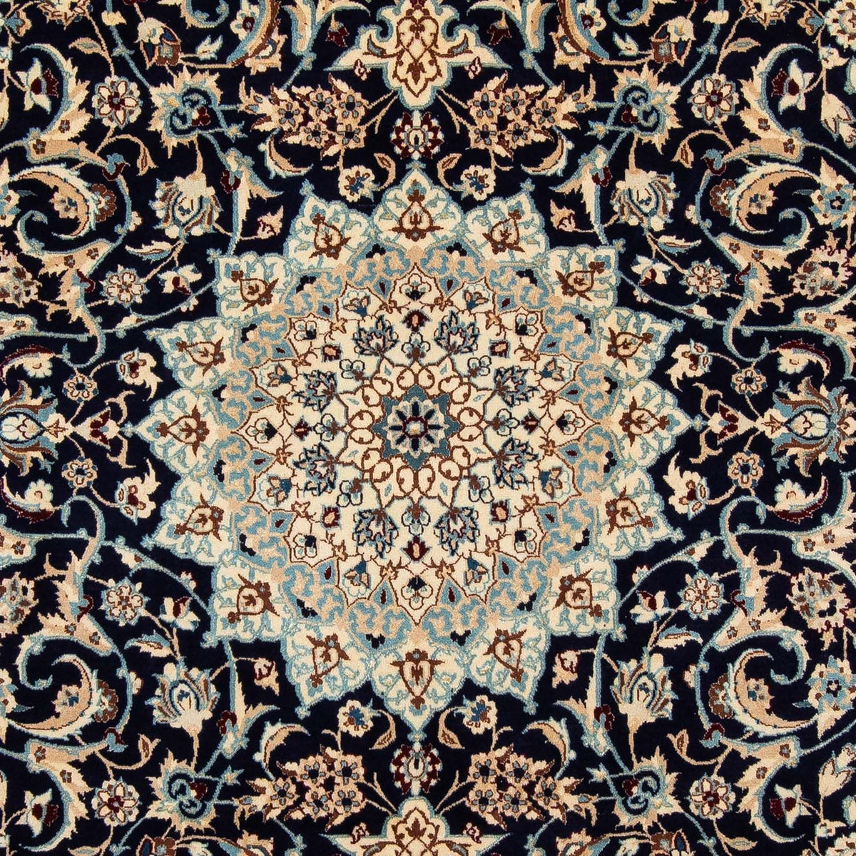 Dywan perski - Nain - 302 x 199 cm - czarny