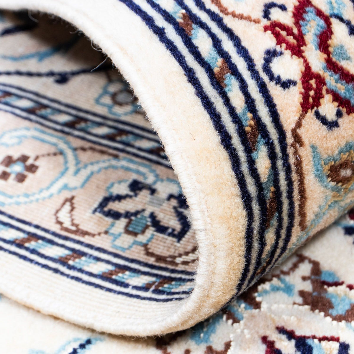 Dywan perski - Nain - 297 x 200 cm - beżowy