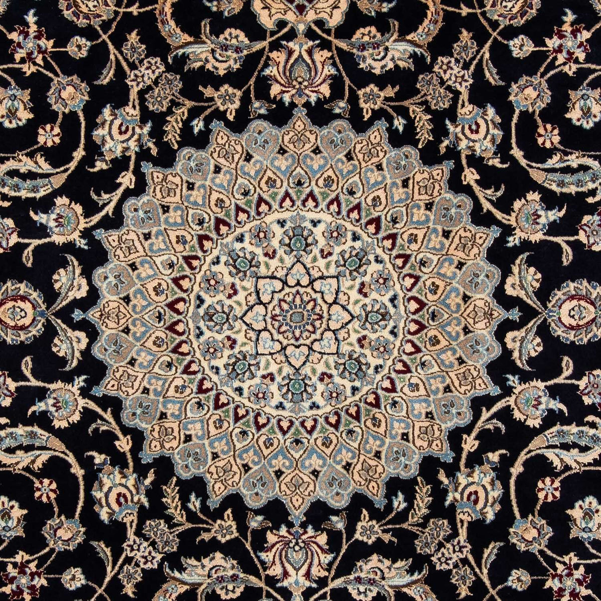 Dywan perski - Nain - 290 x 204 cm - czarny