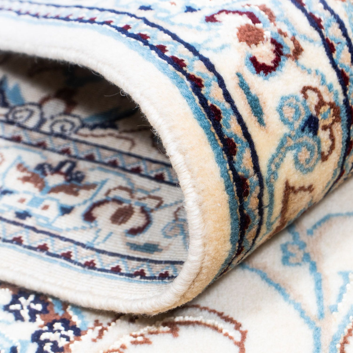 Dywan perski - Nain - 293 x 199 cm - beżowy