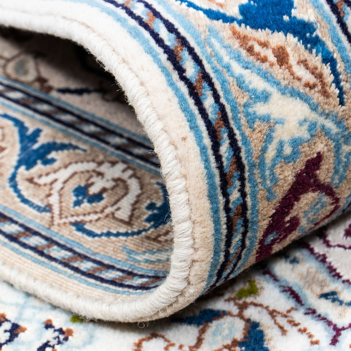 Dywan perski - Nain - 297 x 196 cm - beżowy