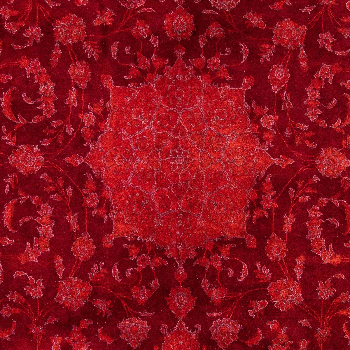 Dywan perski - Nain - 288 x 195 cm - ciemna czerwień