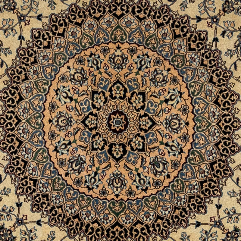 Dywan perski - Nain kwadratowy  - 307 x 296 cm - beżowy