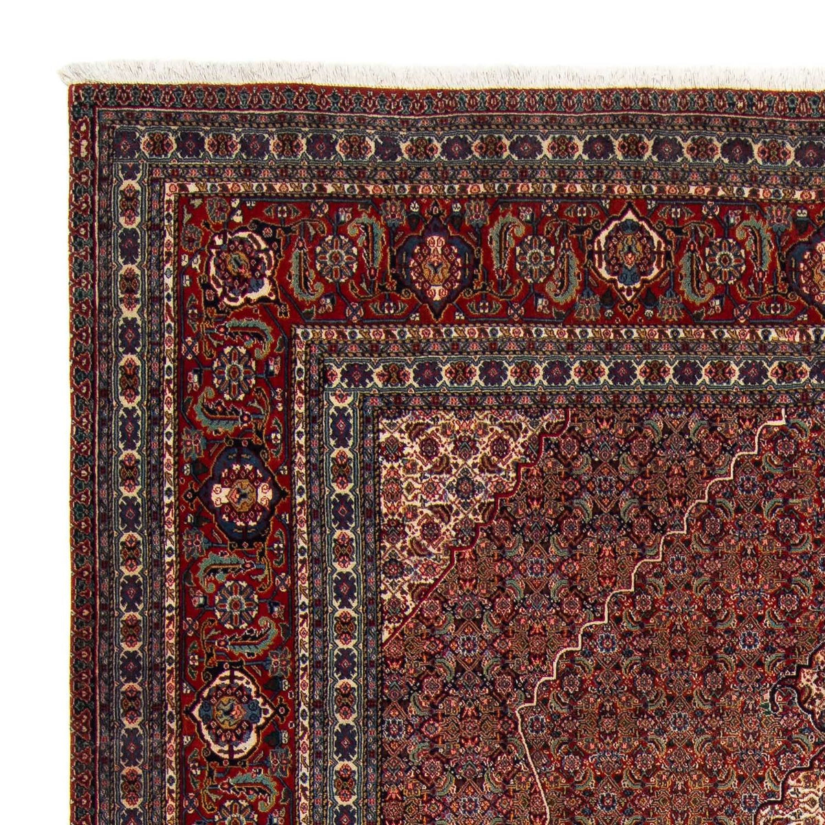 Dywan perski - Nain - 323 x 256 cm - ciemna czerwień