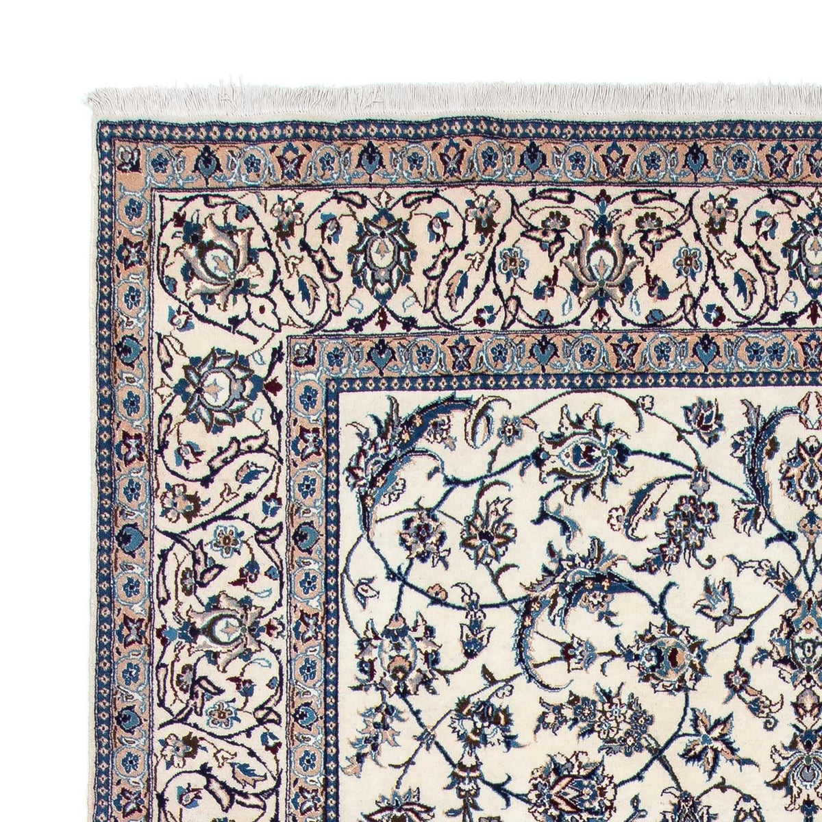 Dywan perski - Nain - 319 x 201 cm - beżowy