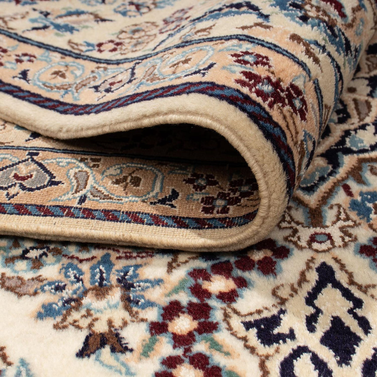 Dywan perski - Nain - 316 x 211 cm - beżowy