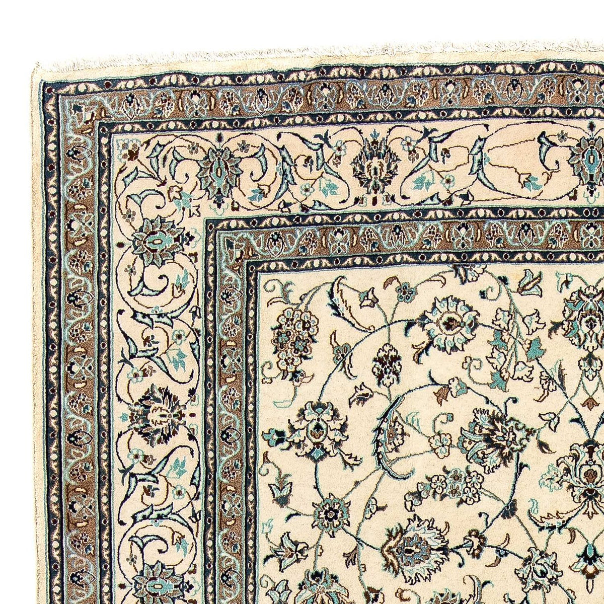 Dywan perski - Nain - 306 x 202 cm - beżowy