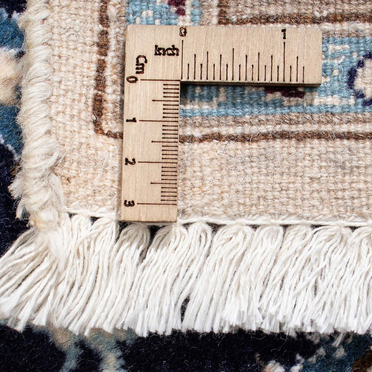 Dywan perski - Nain - 280 x 199 cm - ciemnoniebieski