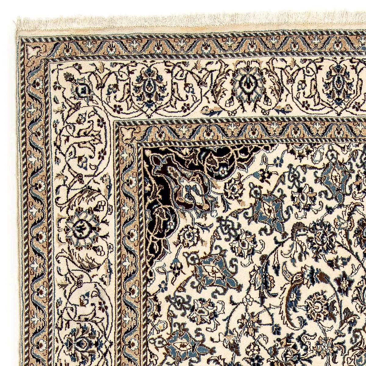Dywan perski - Nain - 291 x 196 cm - beżowy
