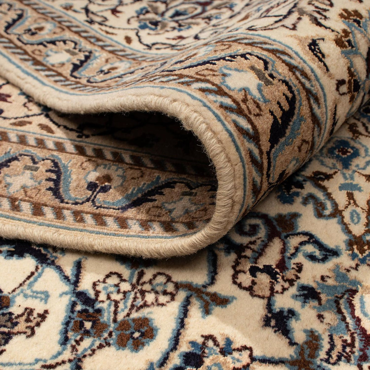 Dywan perski - Nain - 291 x 196 cm - beżowy