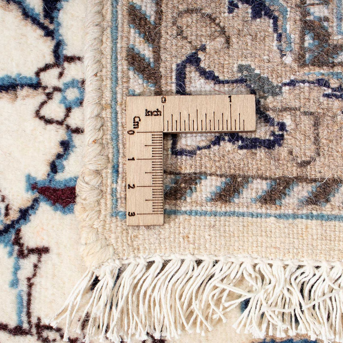 Dywan perski - Nain - 291 x 196 cm - beżowy