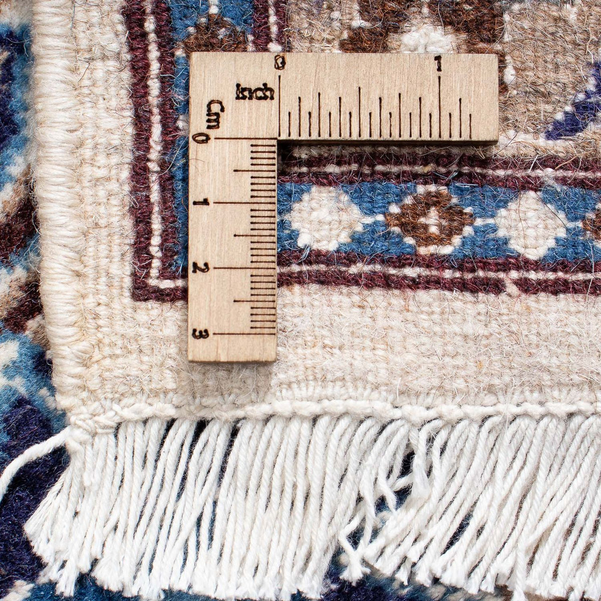 Dywan perski - Nain - 297 x 194 cm - ciemnoniebieski