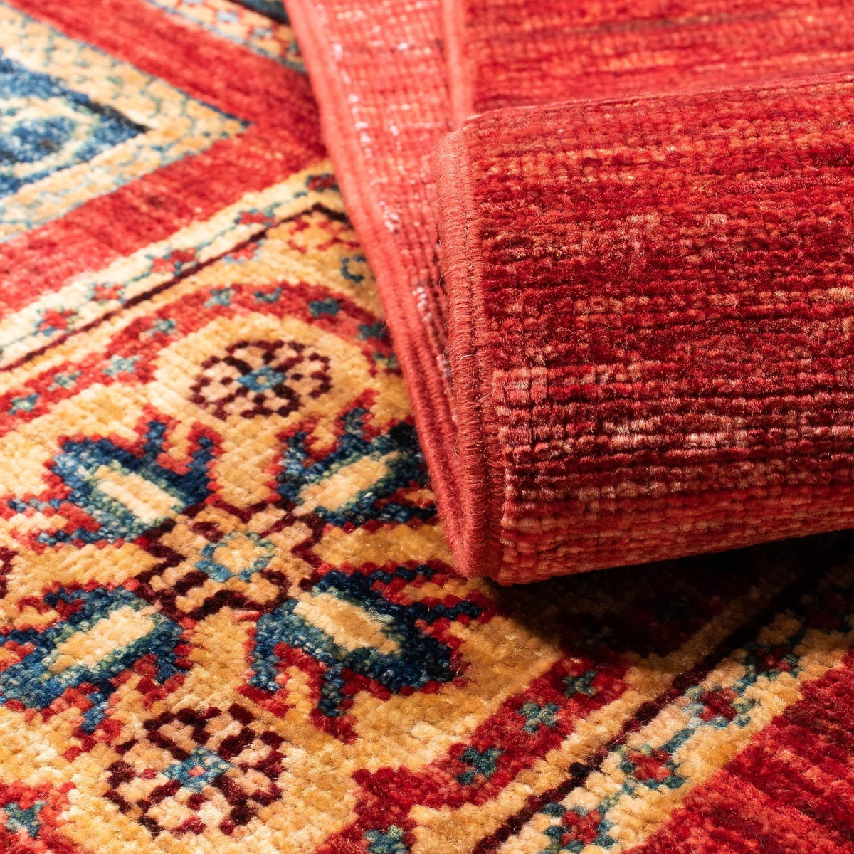 Dywan Zieglera - 244 x 155 cm - ciemna czerwień