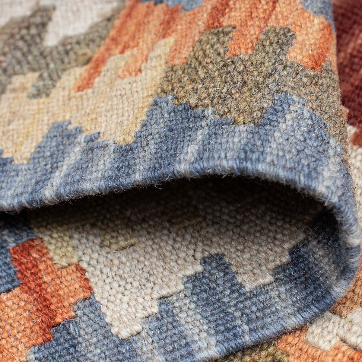 Biegacz Dywan Kelim - Splash - 293 x 83 cm - wielokolorowy