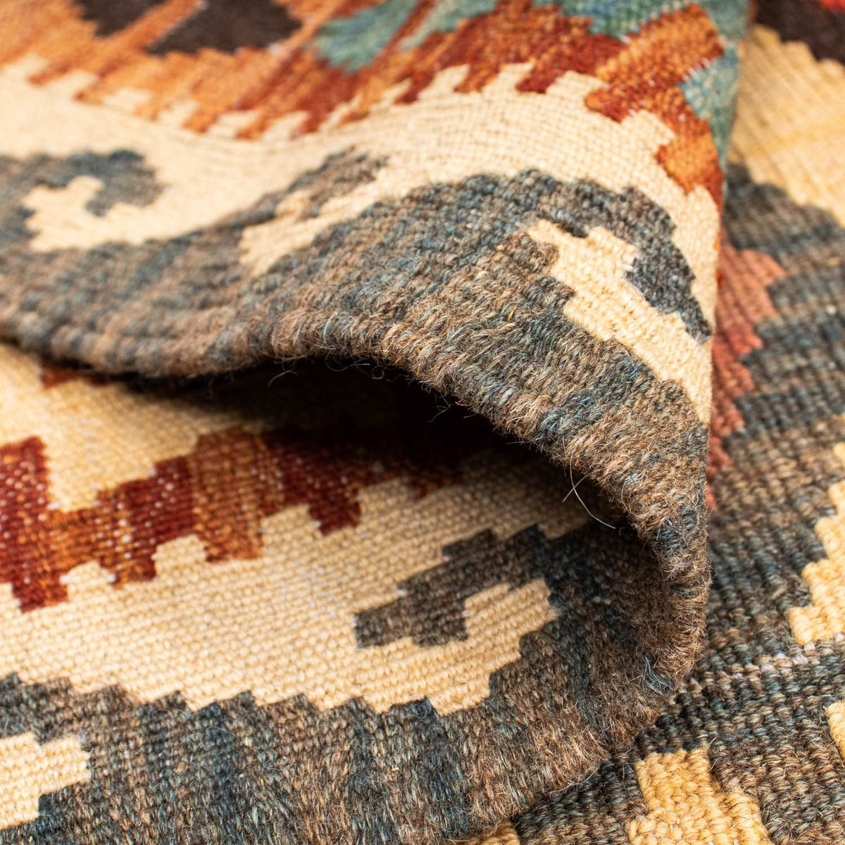 Dywan Kelim - Orientalny - 198 x 152 cm - czerwony