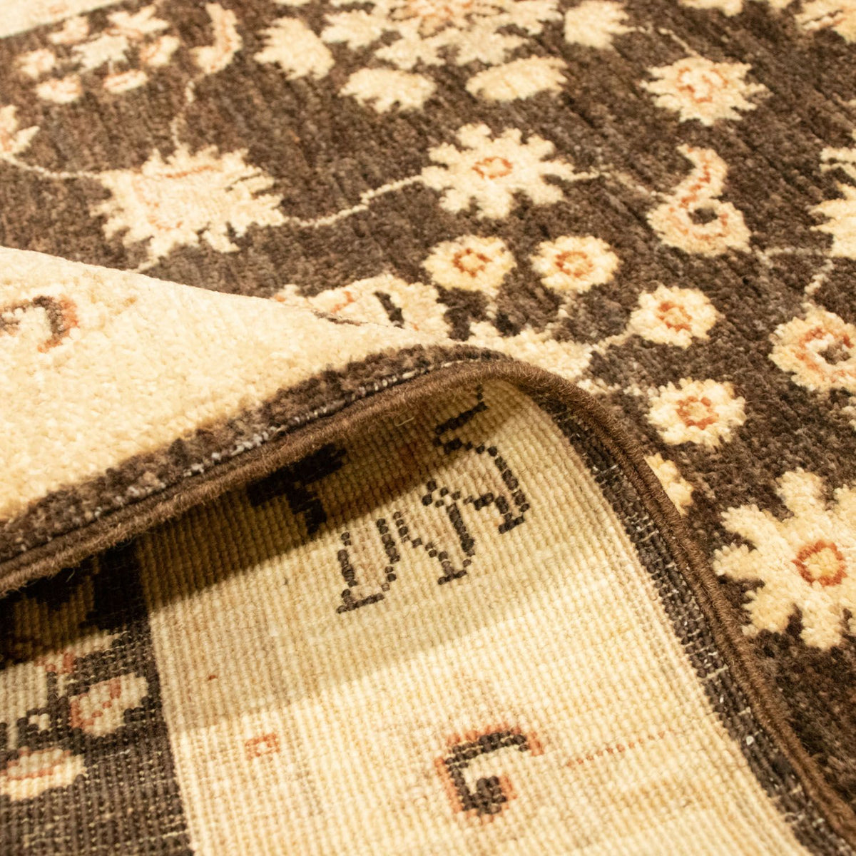 Dywan Zieglera - 150 x 97 cm - brązowy