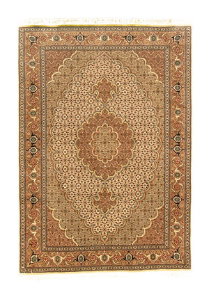 Dywan perski - Tabriz - 145 x 106 cm - beżowy