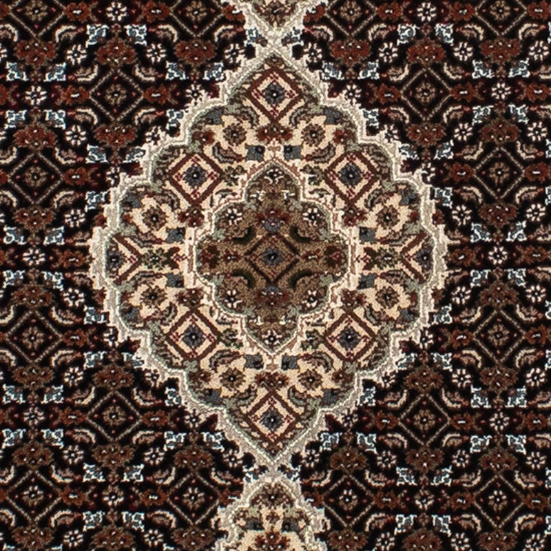 Biegacz Dywan perski - Tabriz - 195 x 79 cm - ciemnoniebieski