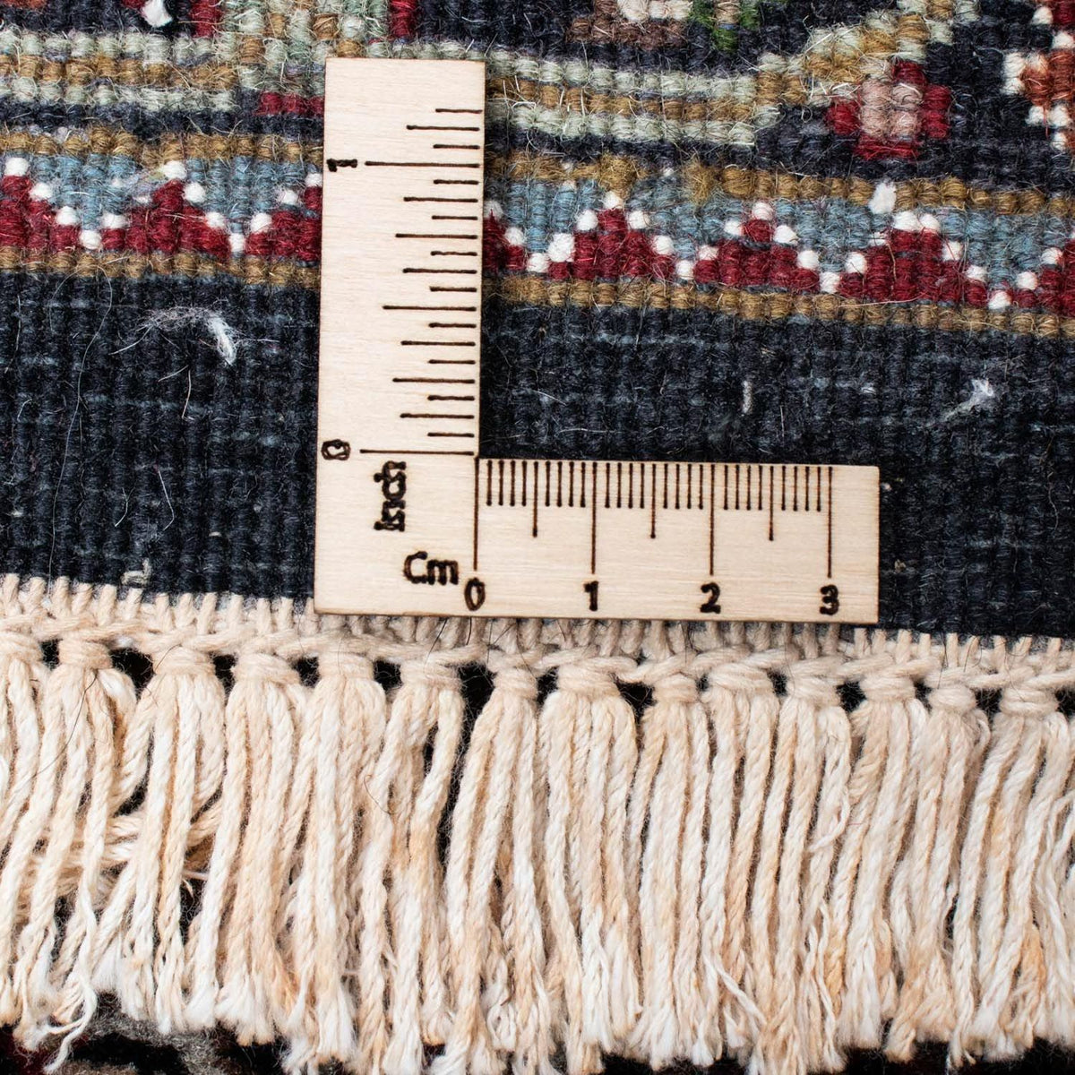 Biegacz Dywan perski - Tabriz - 195 x 79 cm - ciemnoniebieski