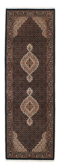 Biegacz Dywan perski - Tabriz - 251 x 82 cm - ciemnoniebieski