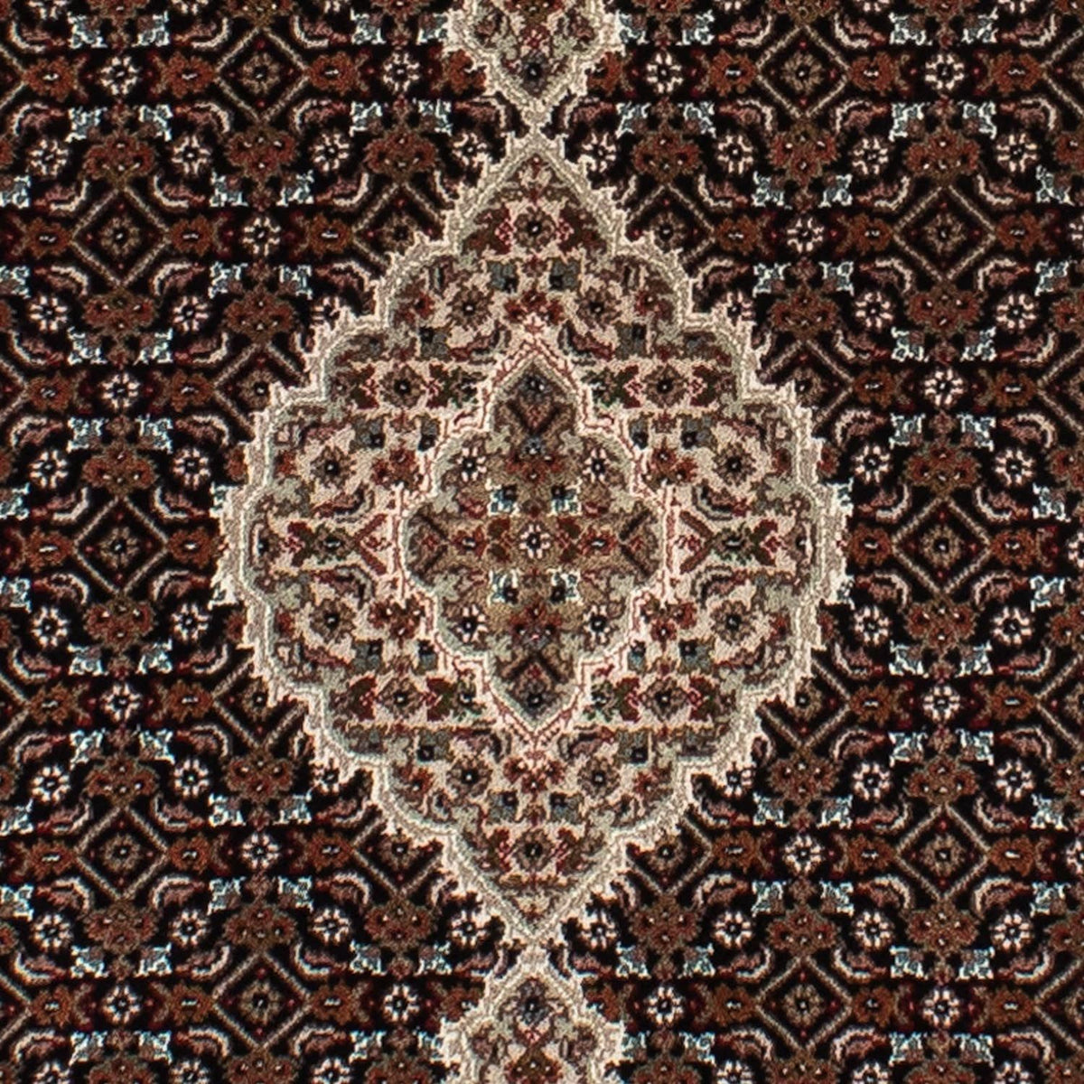 Biegacz Dywan perski - Tabriz - 254 x 80 cm - ciemnoniebieski