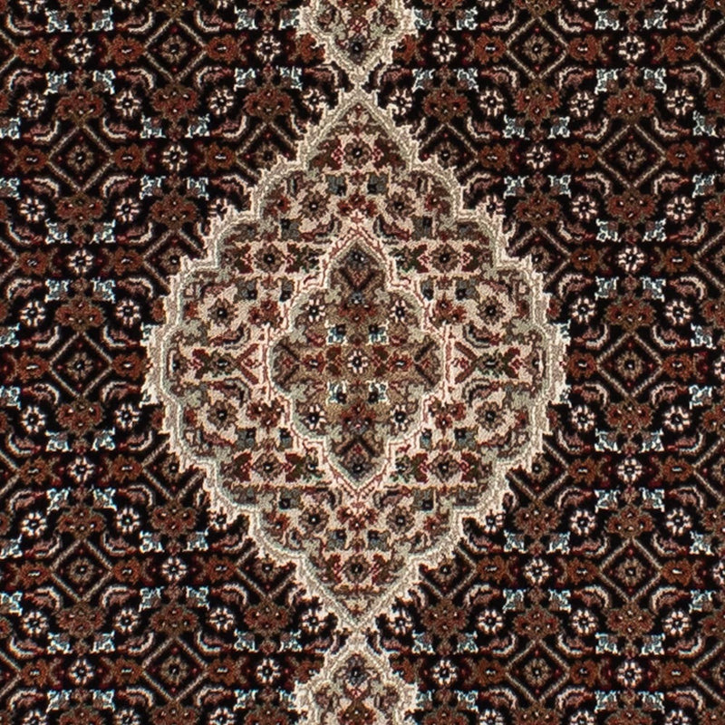 Biegacz Dywan perski - Tabriz - 254 x 80 cm - ciemnoniebieski