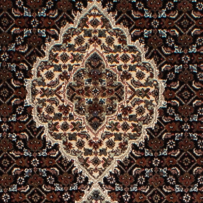 Biegacz Dywan perski - Tabriz - 393 x 83 cm - ciemnoniebieski