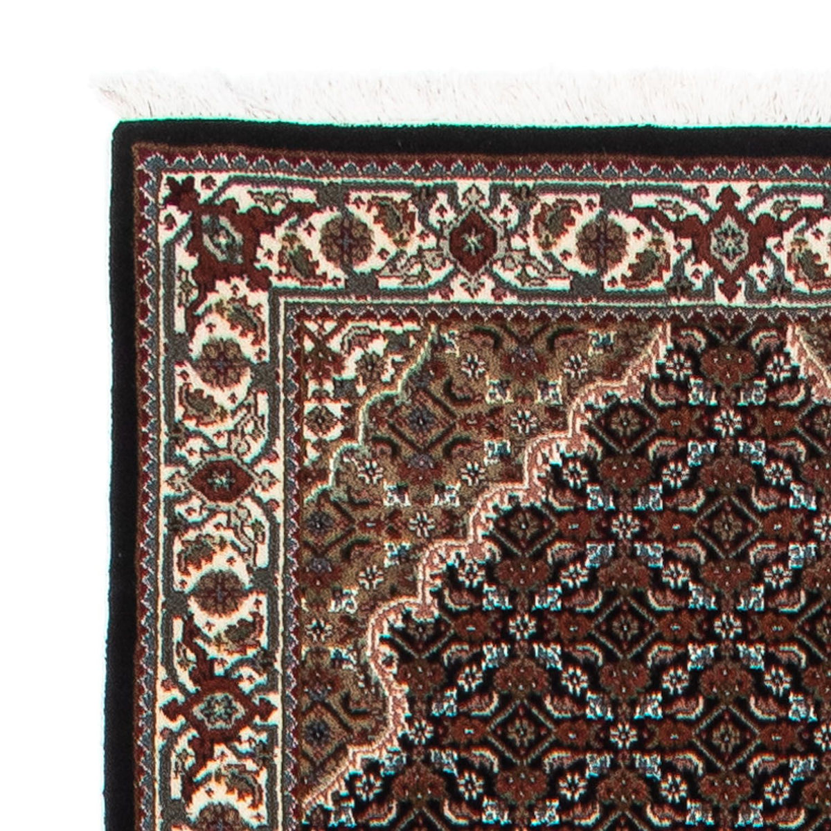 Biegacz Dywan perski - Tabriz - 401 x 82 cm - ciemnoniebieski