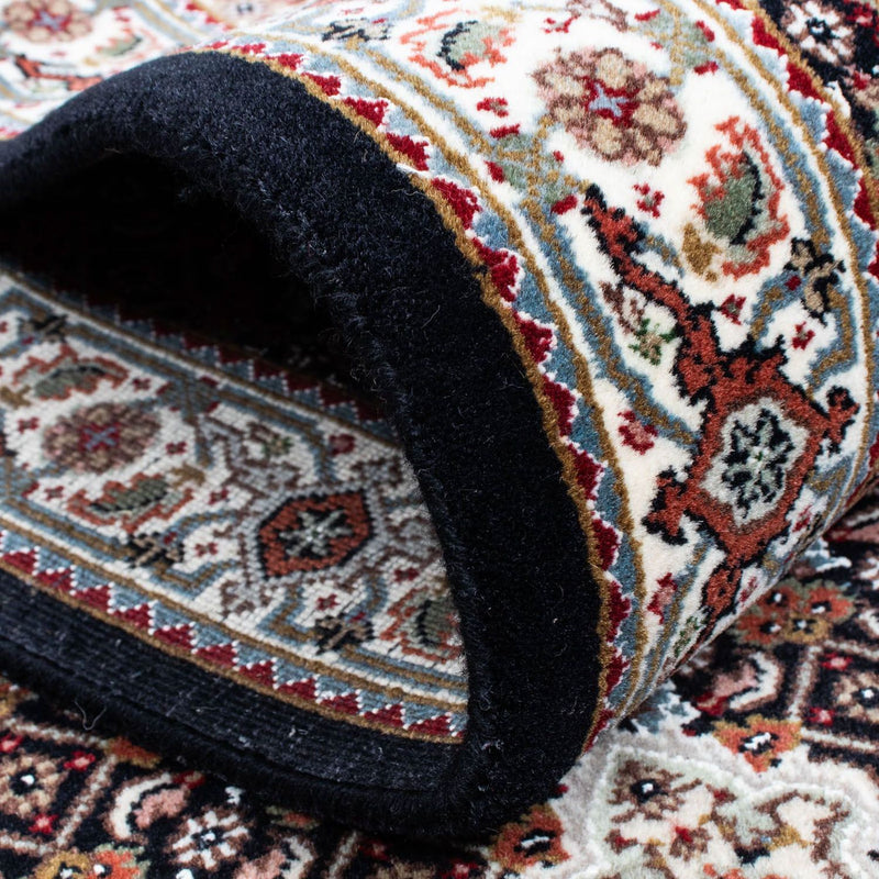 Biegacz Dywan perski - Tabriz - 401 x 82 cm - ciemnoniebieski