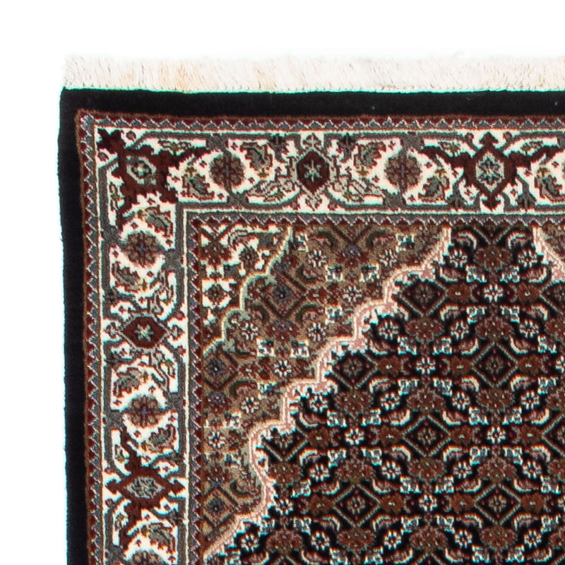 Biegacz Dywan perski - Tabriz - 396 x 82 cm - ciemnoniebieski