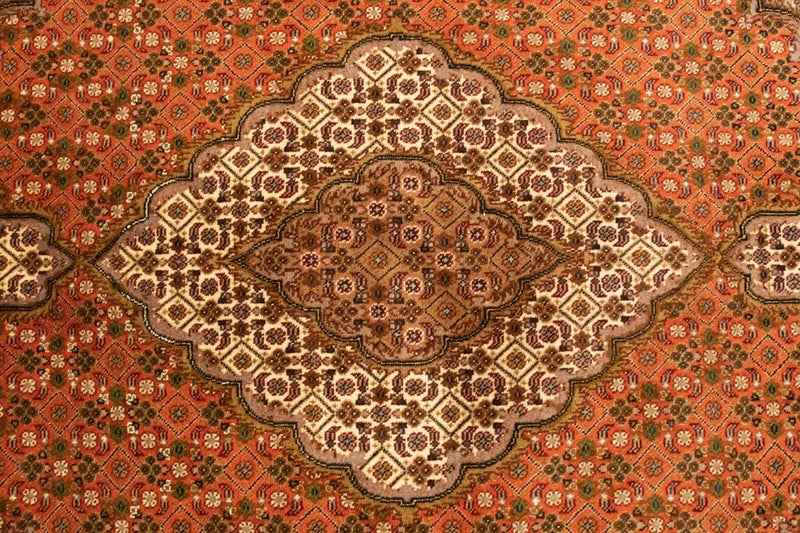 Dywan perski - Tabriz - 205 x 145 cm - rdza