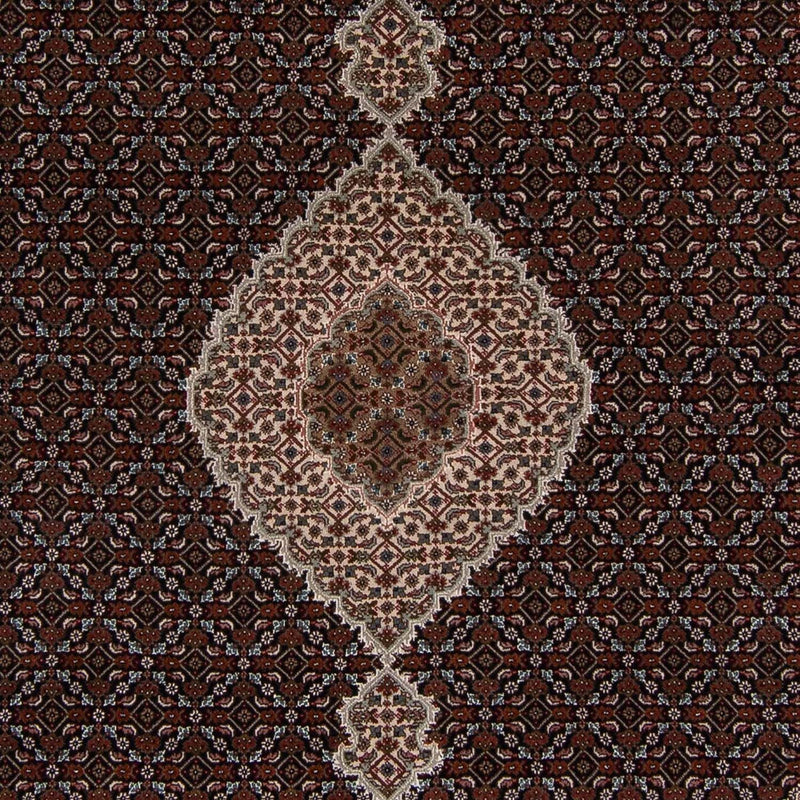 Dywan perski - Tabriz - 253 x 203 cm - ciemnoniebieski