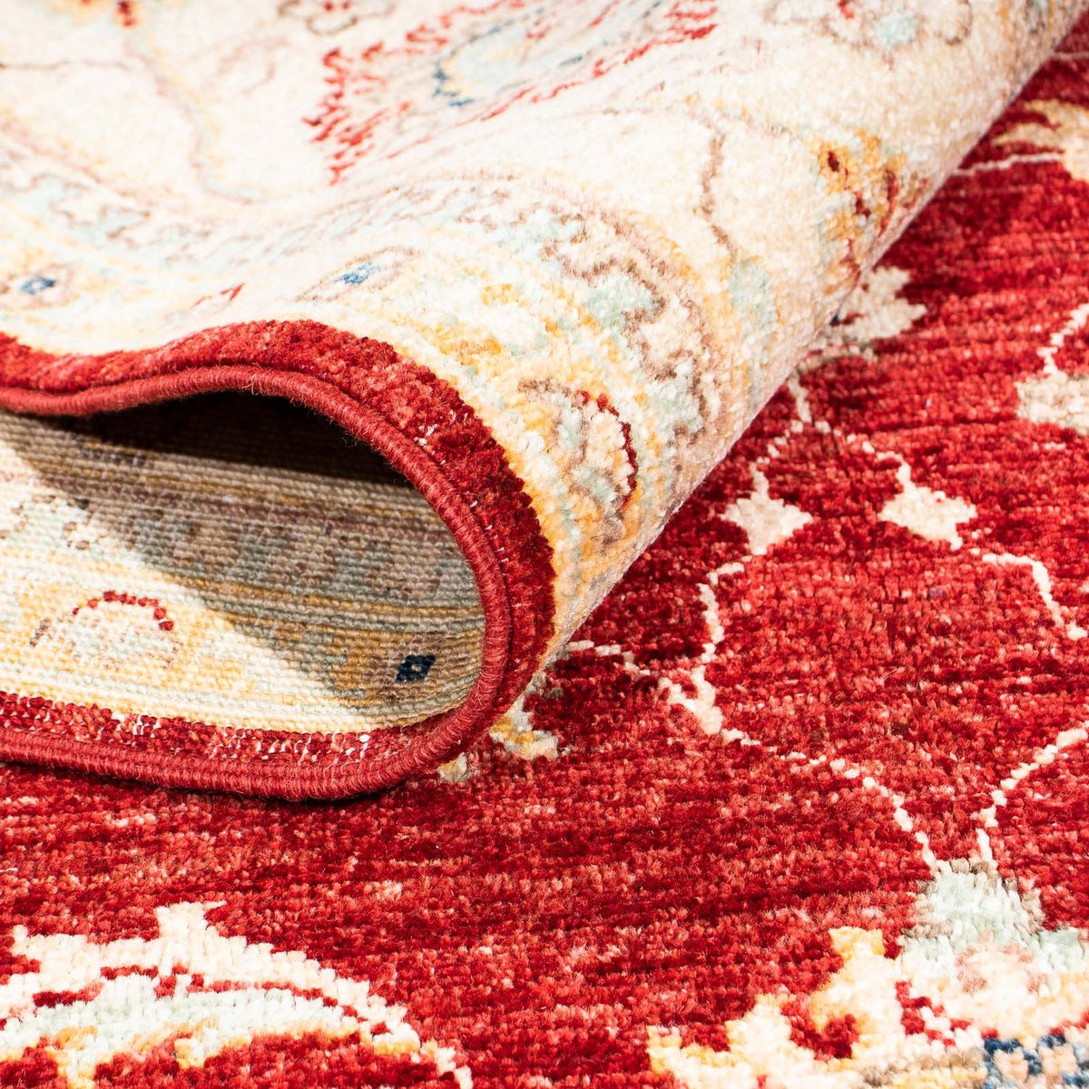 Dywan Zieglera - 233 x 168 cm - ciemna czerwień