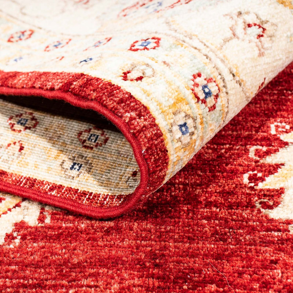 Dywan Zieglera - 237 x 169 cm - ciemna czerwień