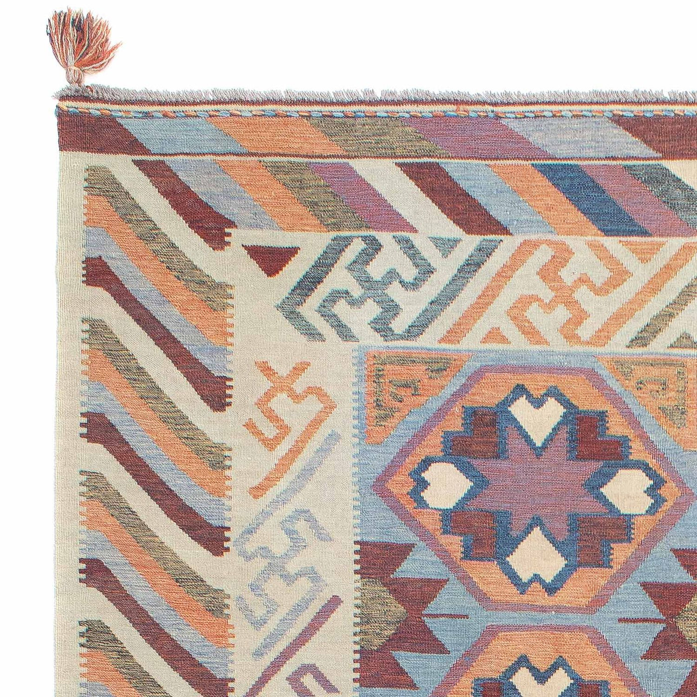 Nowoczesny kilim Dywan 300x192cm - Dywan wełniany