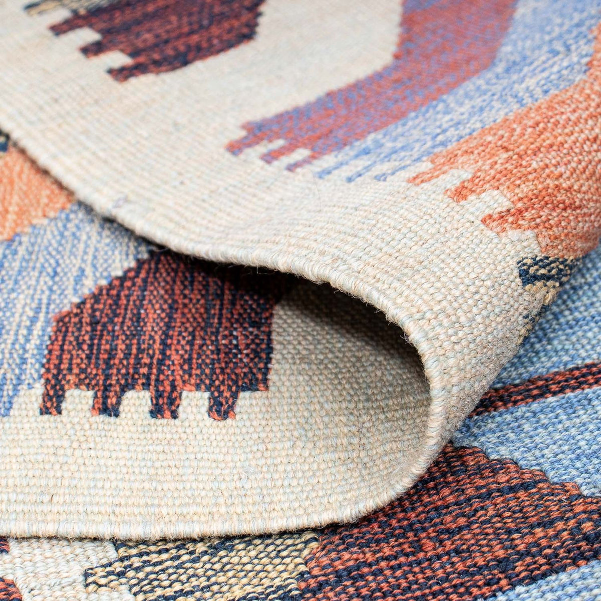 Dywan Kelim - modny - 300 x 192 cm - wielokolorowy